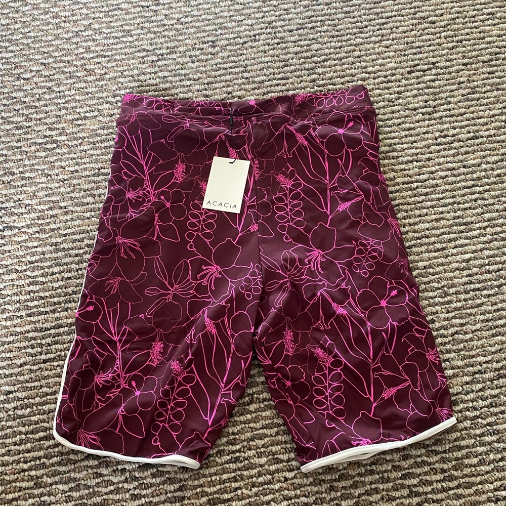 Neon paradise fox shorts